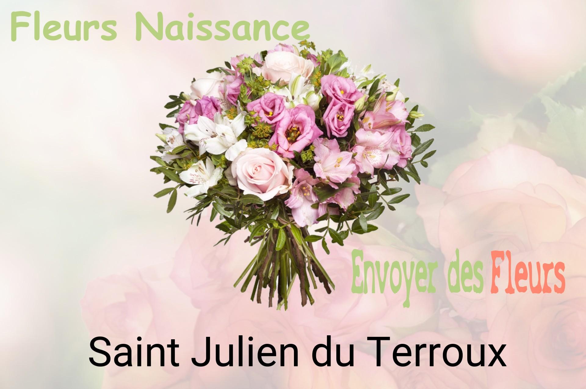 Bouquet de fleurs de naissance livré à Saint-Julien-du-Terroux